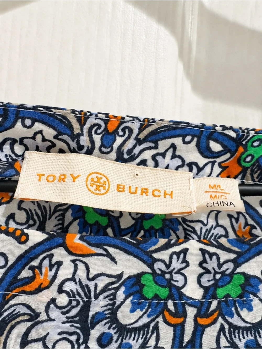 Tory Burch Luxury Mediterranean Tassel Kaftan Cover-Up Size M/L